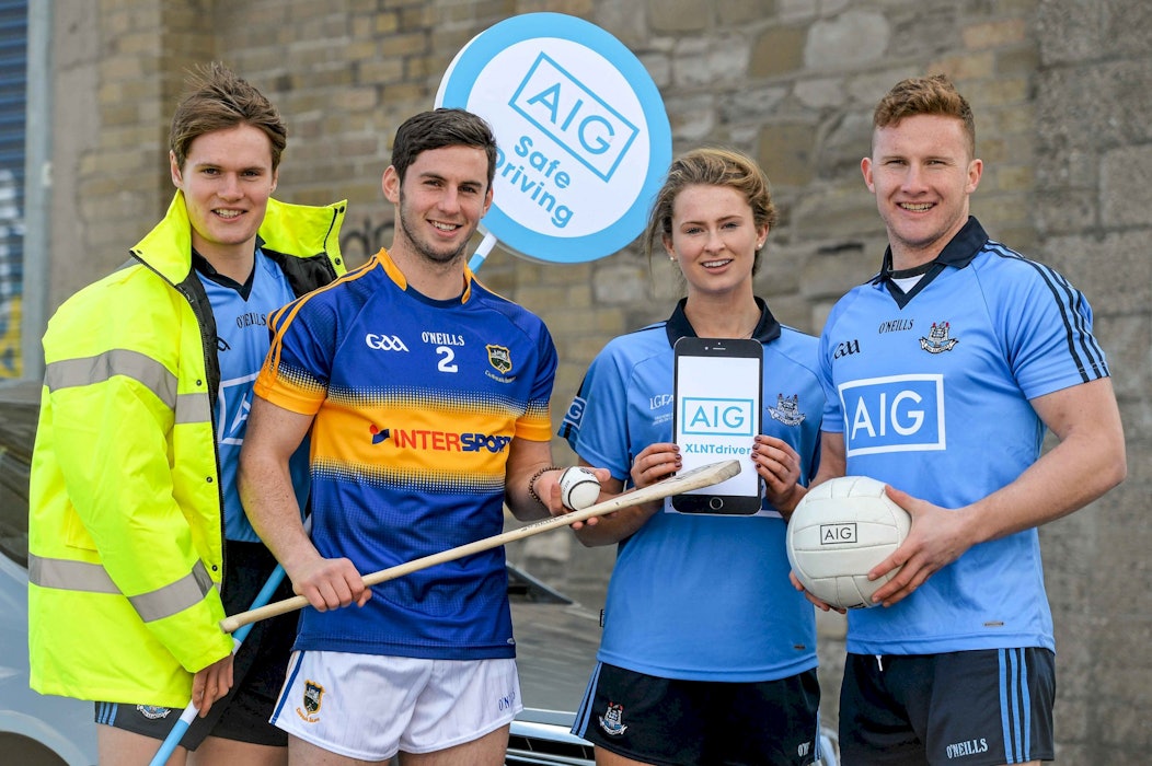 Dublin stars help AIG Launch New App Rewarding Safe Driving
