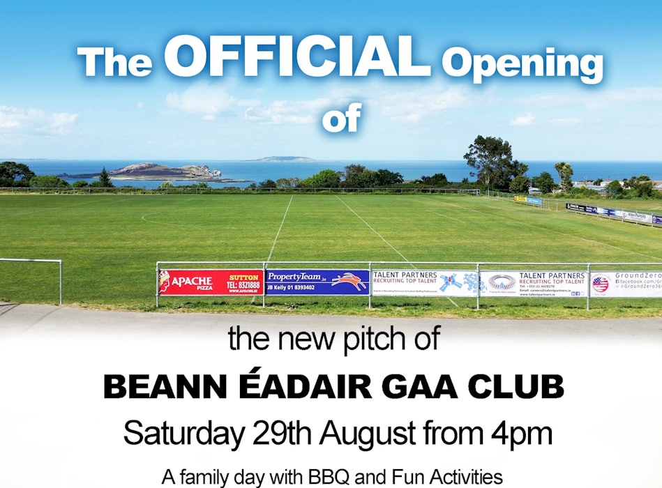 Legends to tog out for Beann Eadair pitch opening