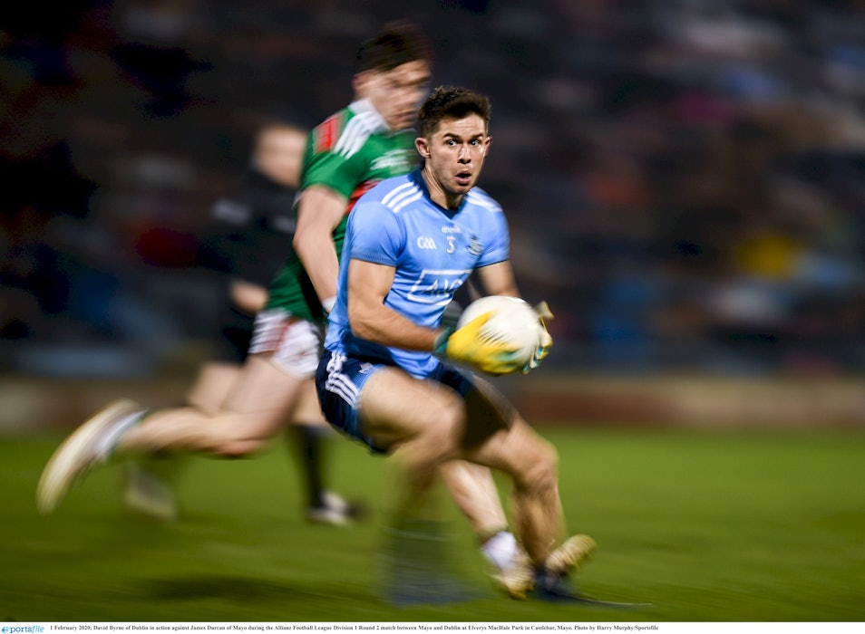 Rock goal puts senior footballers on way to victory over 14-man Mayo