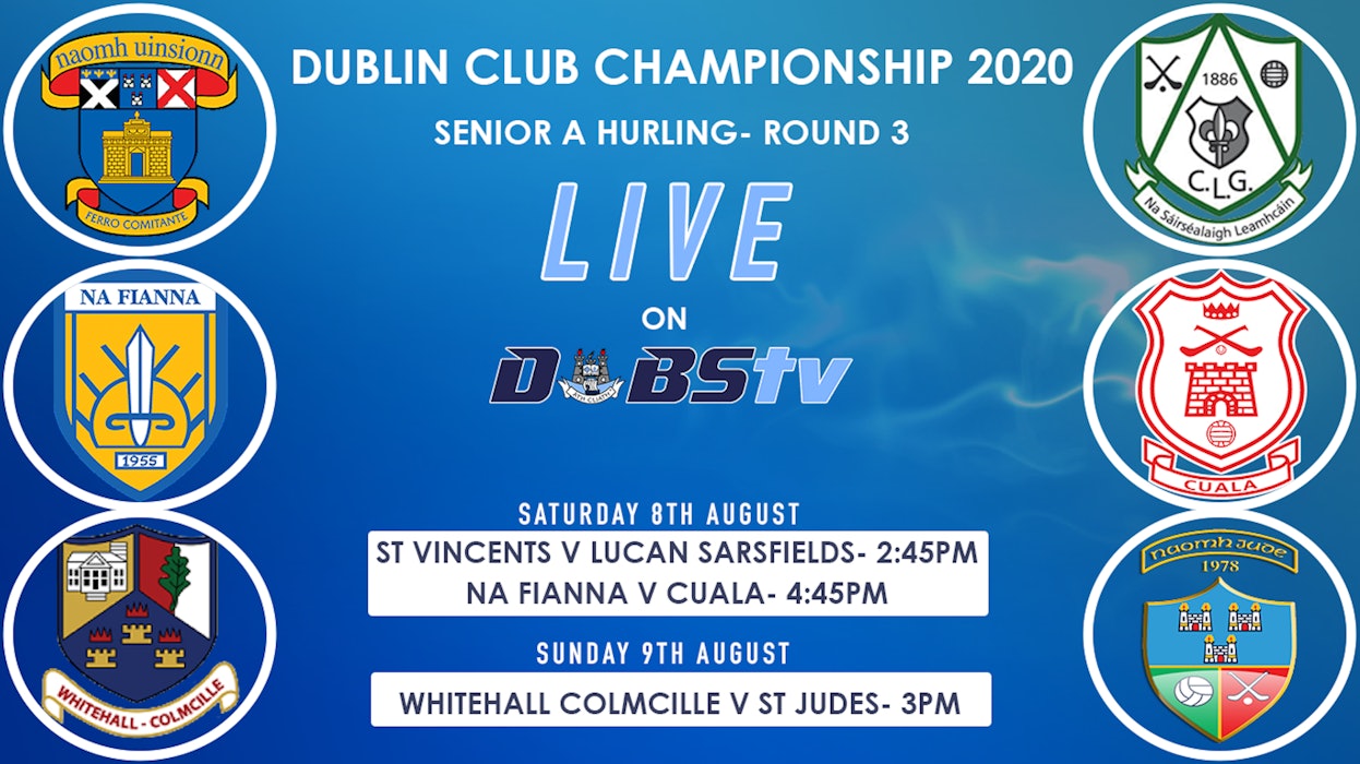 Dubs TV Live Streams- Dublin Senior A Hurling Round 3