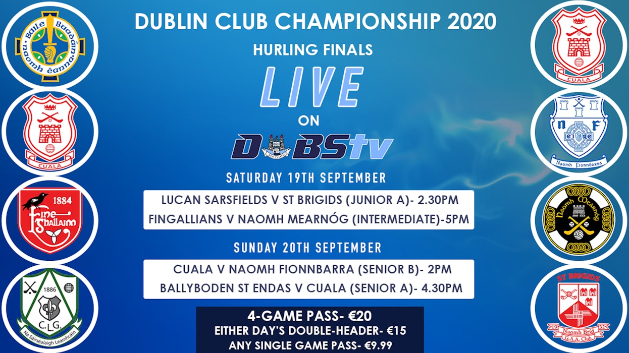Dubs TV Live Streams- Dublin Hurling Finals