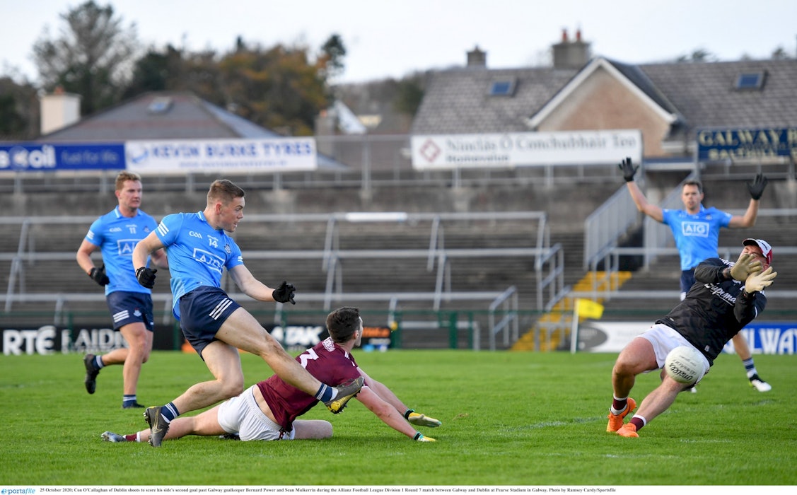 Senior footballers conclude league with victory over Galway