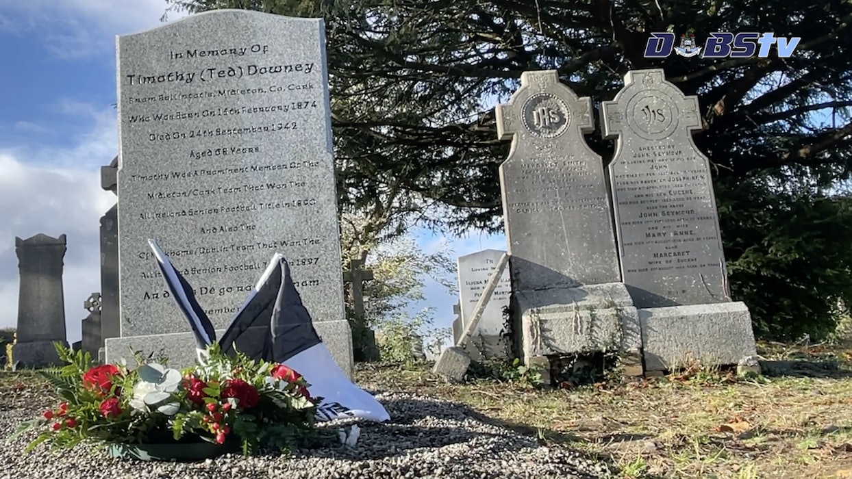 Memorial unveiled to Timothy “Ted” Downey at Glasnevin Cemetery